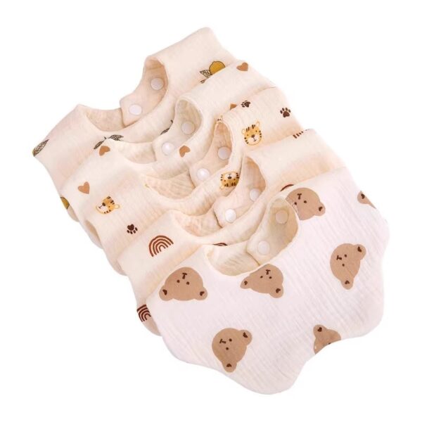 Cotton Baby Bib With Boheme Design Waterproof Bibs
