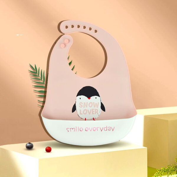 Printed Baby Bibs Waterproof Silicone Food Grade