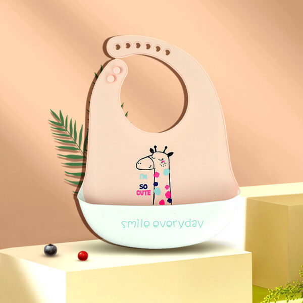 Printed Baby Bibs Waterproof Silicone Food Grade