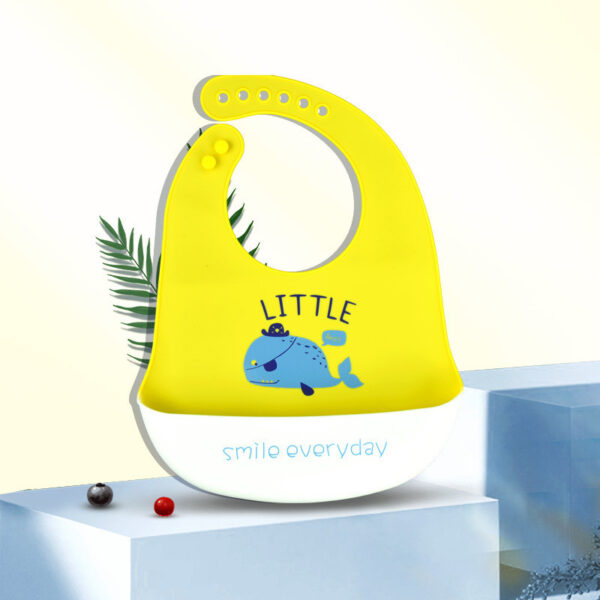 Printed Baby Bibs Waterproof Silicone Food Grade