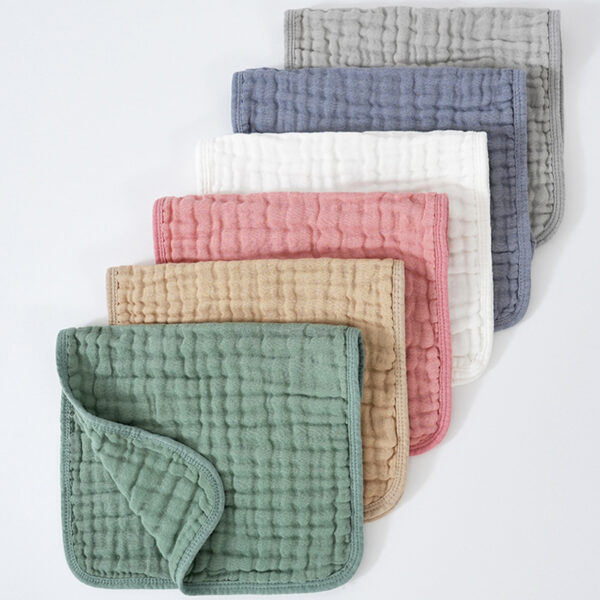 Muslin Burp Cloths 6-Pack | Extra Soft & Ultra-Absorbent Cotton Burping Cloths for Babies