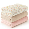 Baby Muslin Swaddle Blankets (3-Pack) | Ultra-Soft 100×100cm Cotton Gauze Wraps