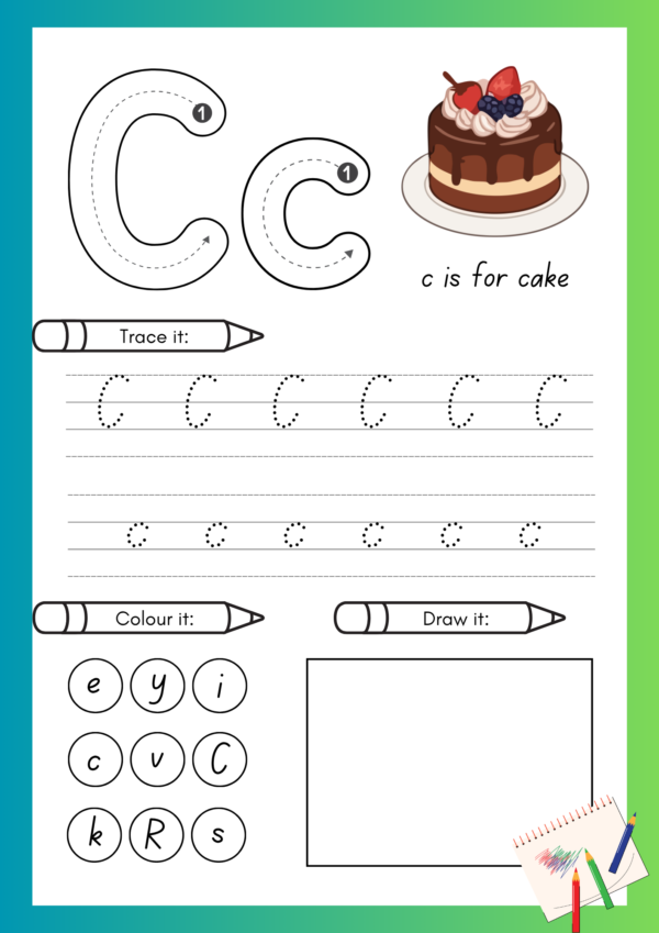 ABC Activity Book – Learn & Trace the Alphabet Boy