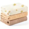 Baby Muslin Swaddle Blankets (3-Pack) | Ultra-Soft 100×100cm Cotton Gauze Wraps