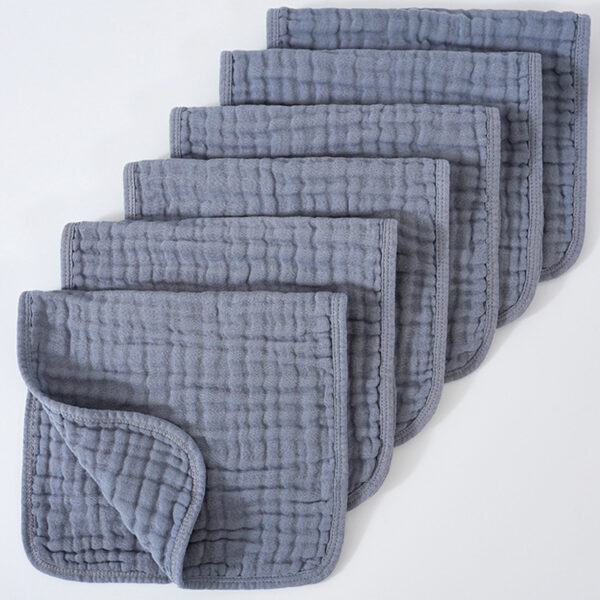 Muslin Burp Cloths 6-Pack | Extra Soft & Ultra-Absorbent Cotton Burping Cloths for Babies