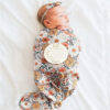 6465398e-ba9f-41d9-b34f-107202e7f2be.jpg Newborn Swaddle & Birth Announcement Set | 4-Piece Baby Photoshoot Gift Set