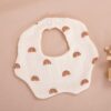 Cotton Baby Bib With Boheme Design Waterproof Bibs