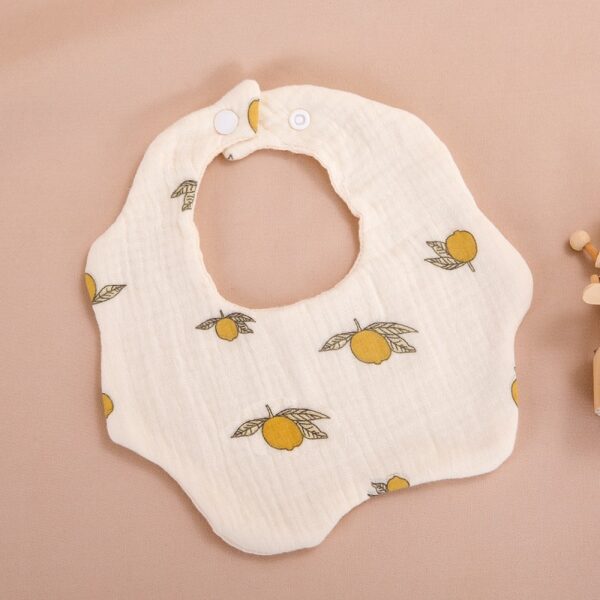 Cotton Baby Bib With Boheme Design Waterproof Bibs
