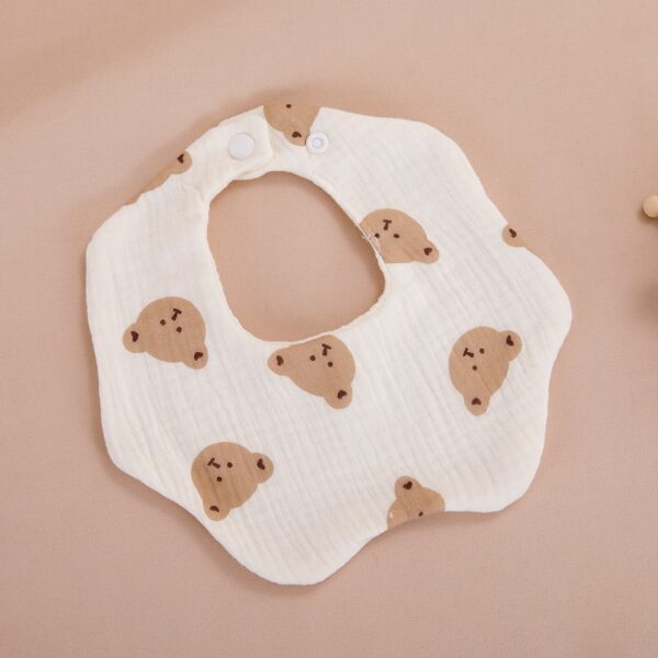 Cotton Baby Bib With Boheme Design Waterproof Bibs