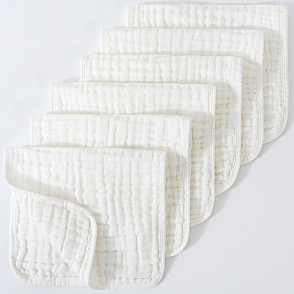 Muslin Burp Cloths 6-Pack | Extra Soft & Ultra-Absorbent Cotton Burping Cloths for Babies
