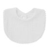 Baby Muslin Drool Bib | Soft Cotton Gauze Teething Bib with Lace Trim - Soft & Absorbent