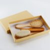 Baby Hair Brush & Comb Set - Gentle Wooden Hair Care for Newborns & Babies