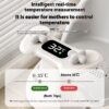 Baby Bath Seat with Temperature-Sensing Thermometer - Non-Slip Bath Support for Babies & Toddlers