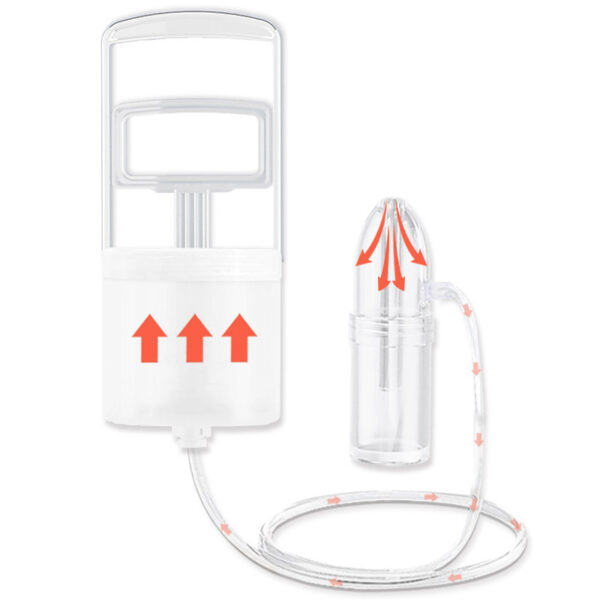 Baby Nasal Aspirator - Manual Nose Cleaner with Adjustable Suction & Anti-Backflow