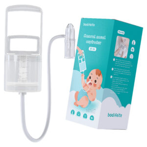 Baby Nasal Aspirator - Manual Nose Cleaner with Adjustable Suction & Anti-Backflow
