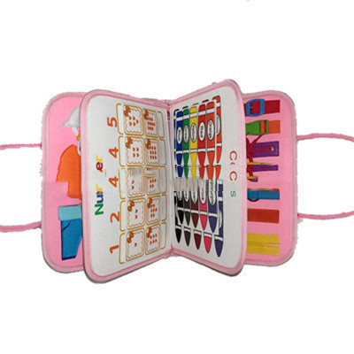 Busy Book for Toddlers 1-6 Years - Montessori Dressing, Buttoning & Fine Motor Skills Activity Book