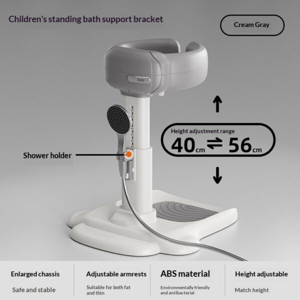 5430db38-414a-41f4-b163-a22d0f1ef5c5.jpg Baby Standing Bath Support - Hands-Free Bathing Stand for Babies & Toddlers
