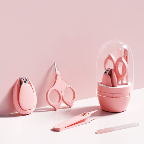 Baby Nail Care Set - Newborn Nail Clippers, Scissors, File & Tweezers