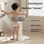 Baby Standing Bath Support - Hands-Free Bathing Stand for Babies & Toddlers