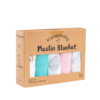 5pcs Soft Baby Burp Cloth Bamboo-Cotton Gauze Bibs Saliva