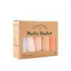 5pcs Soft Baby Burp Cloth Bamboo-Cotton Gauze Bibs Saliva
