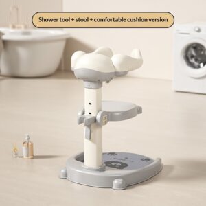 6c2524bf-9e5b-4581-bec2-a2a969be63bd_trans.jpeg Baby Standing Bath Support with Seat - Hands-Free Bathing Stand for Babies & Toddlers