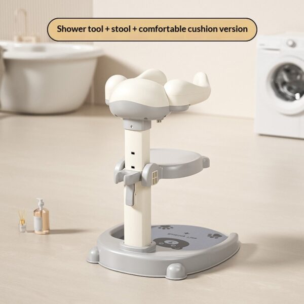 6c2524bf-9e5b-4581-bec2-a2a969be63bd_trans.jpeg Baby Standing Bath Support with Seat - Hands-Free Bathing Stand for Babies & Toddlers