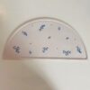 chic and floral baby placemat tableware silicone Silicone Baby Bib & Placemat - Aesthetic Floral Bib with Food Catcher Pocket