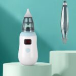 Electric Baby Nasal Aspirator - 5-Level Nose Cleaner with 3 Tips & Nasal Pliers