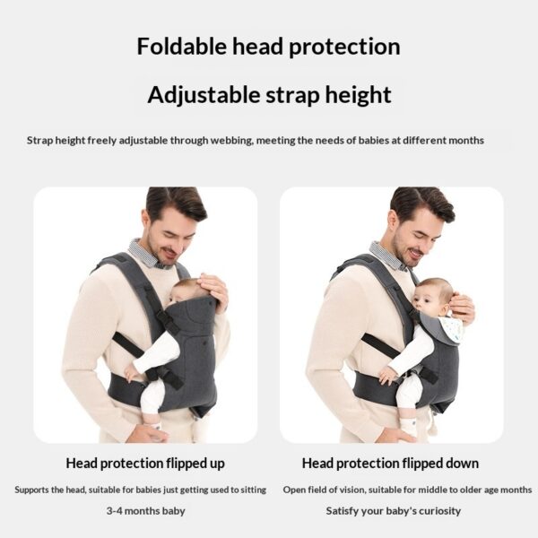 Baby Carrier for Infants & Toddlers - Comfortable Front & Back Carry Baby Carrier