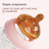 Premium Newborn Baby Glass Bottle 80ml - 150ml (6) Premium Borosilicate Glass Baby Bottle - Wide Neck Newborn Bottle, 80ml & 150ml