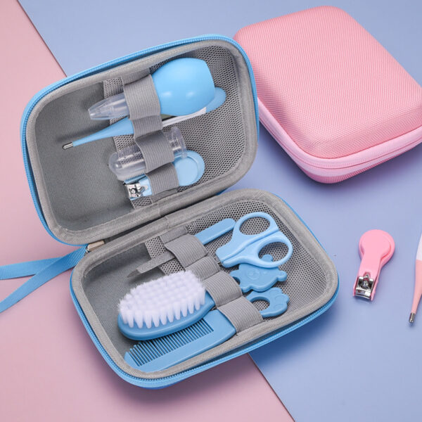 Baby Care Kit - Complete Newborn Grooming Set with Thermometer, Nail Clippers & Nasal Aspirator
