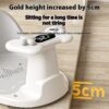 Baby Bath Seat with Temperature-Sensing Thermometer - Non-Slip Bath Support for Babies & Toddlers