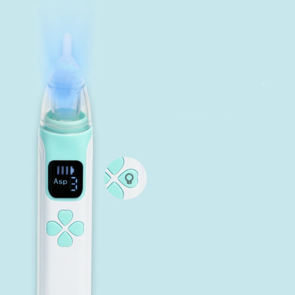 Electric Baby Nasal Aspirator - 3-Level Nose Cleaner for Newborns & Toddlers