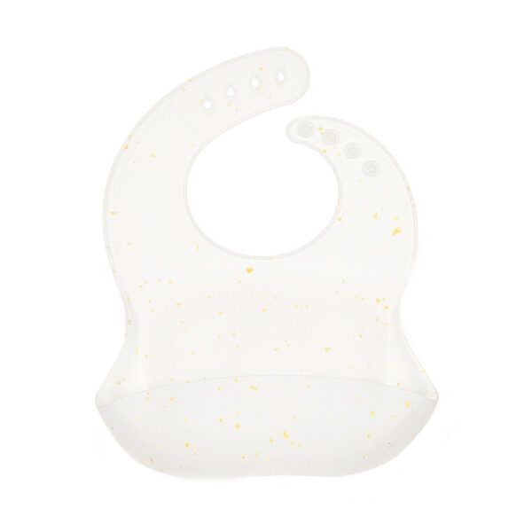 Colorful Particles Silicone Baby Bib Waterproof