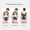 Baby Carrier for Infants & Toddlers - Comfortable Front & Back Carry Baby Carrier