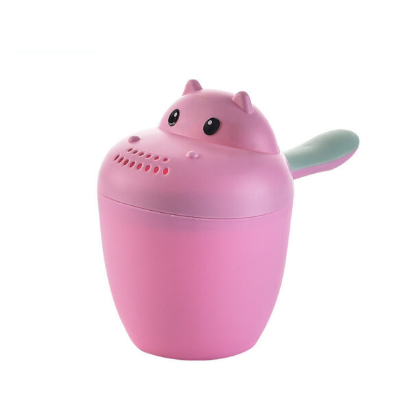 Baby Bath Rinse Cup - Hippo Shampoo & Water Scoop for Kids